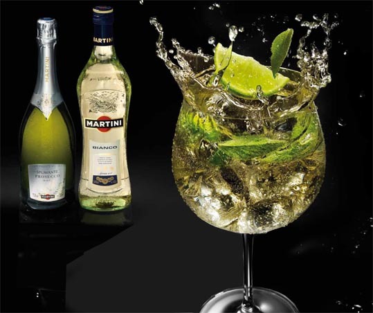 cocktails effervescents Martini
