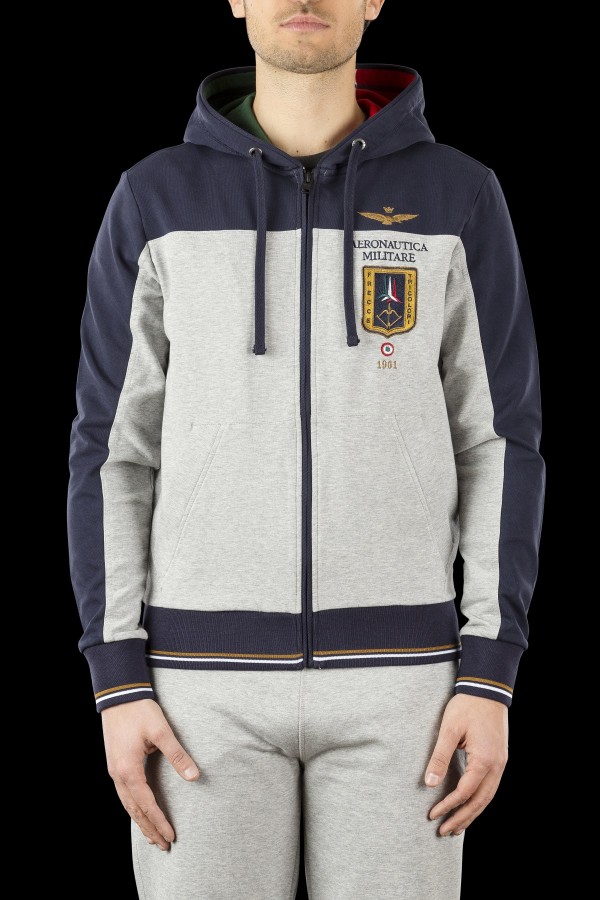 Sweat-shirt Aeronautica Militare Taille XXL - Neuf Avec étiquettes, Coupe Régulière Multicolore
