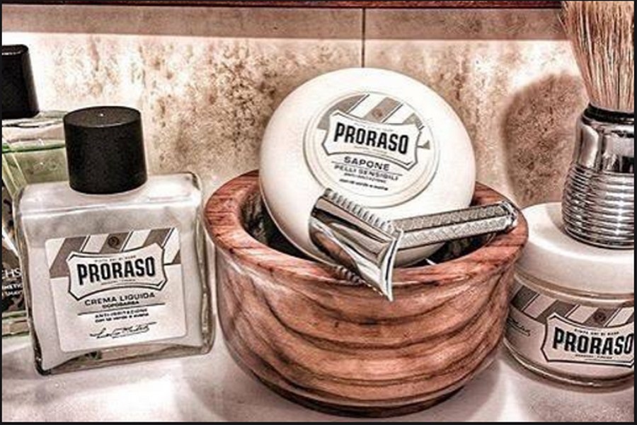 Pot à Barbe Vintage En Céramique - Support Pour Rasage à L'ancienne - Occasion