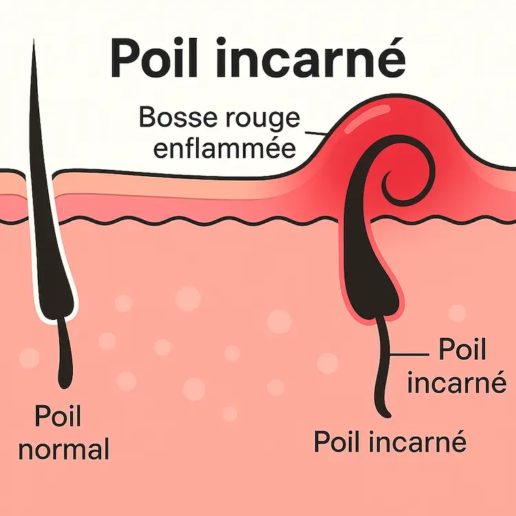 Combattre les poils incarnés