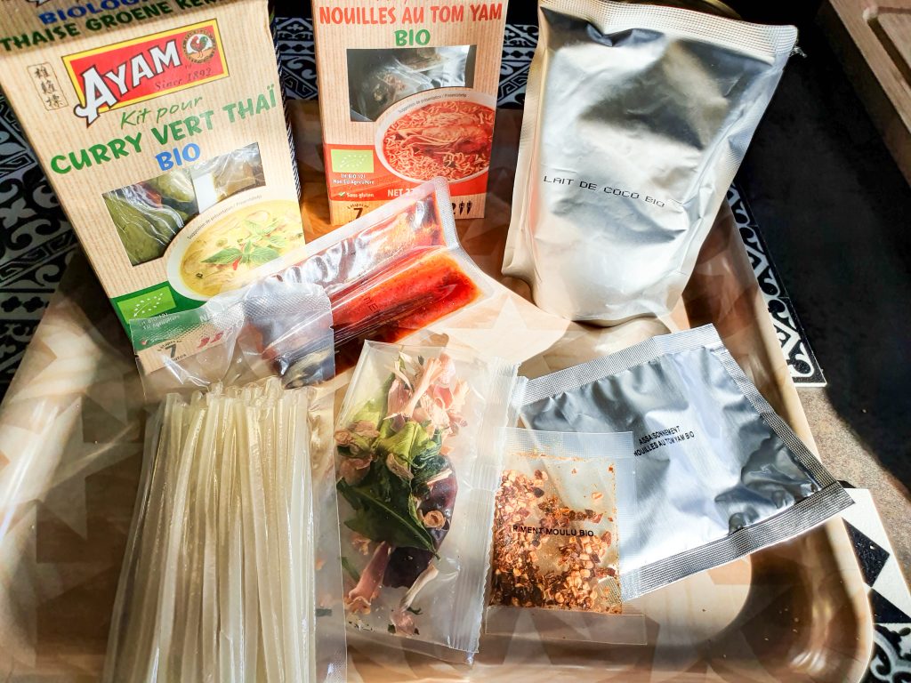 contenu kit de préparation nouilles Ayam