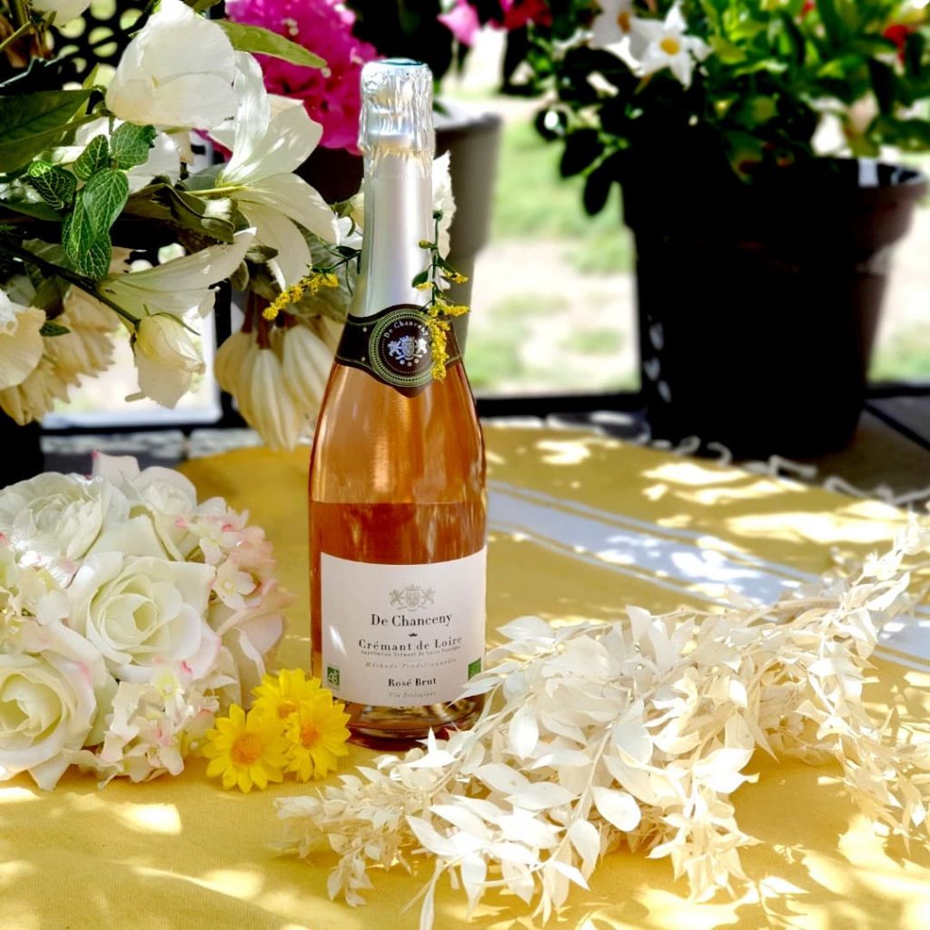 Visn estivaux : crémant de Loire brut rosé bio De Chanceny