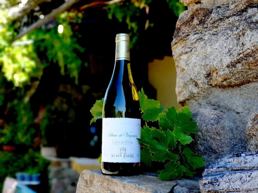 Sélection vins Août : Blanc de Viognier 2020 - Côtes du Rhône - Alain Jaume