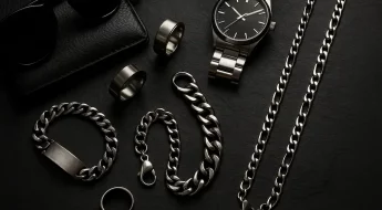 Bijoux en acier pour homme