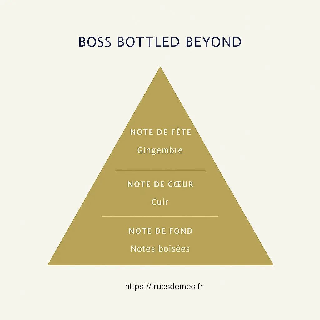 Pyramide olfactive Bottled Beyon