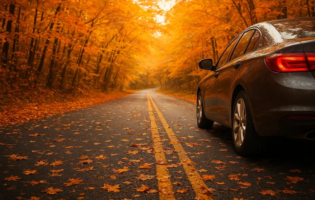 Pneus et escapade d’automne roulez l’esprit tranquille