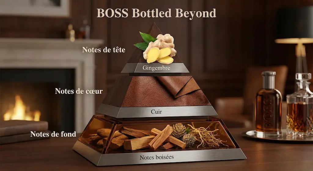 Pyramide olfactive Bottled Beyon