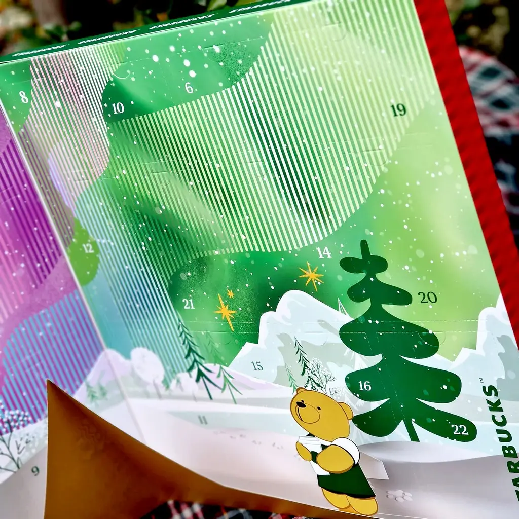 Calendrier de l'avent Starbucks