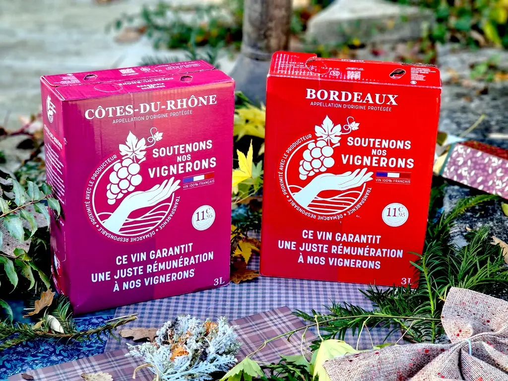 Bag in Box équitables Grands Chais de France