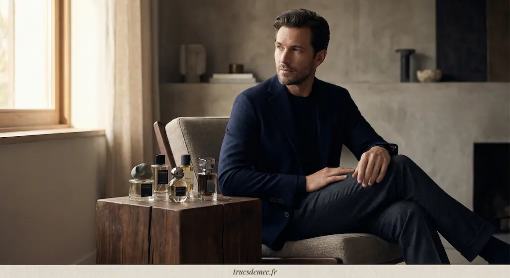 Parfums de niche masculins, univers premium alliant élégance, caractère et singularité.