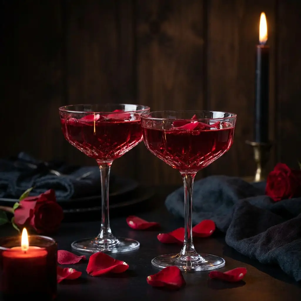 Cocktails romantiques pour soirée en amoureux