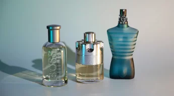 Sélection de parfums pour homme : Boss Bottled, Azzaro Wanted et Jean Paul Gaultier Le Male
