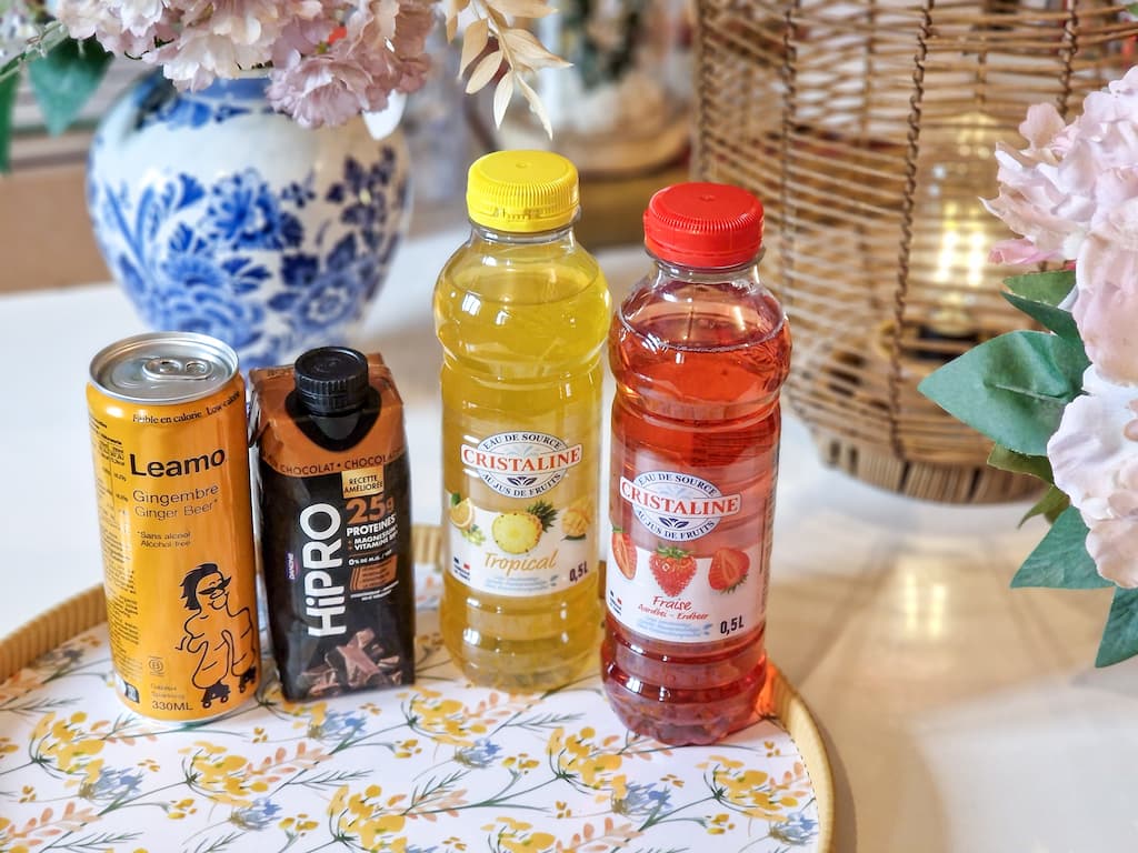 boissons Degusta Box avril 2026 Cristaline HiPRO Leamo ginger beer