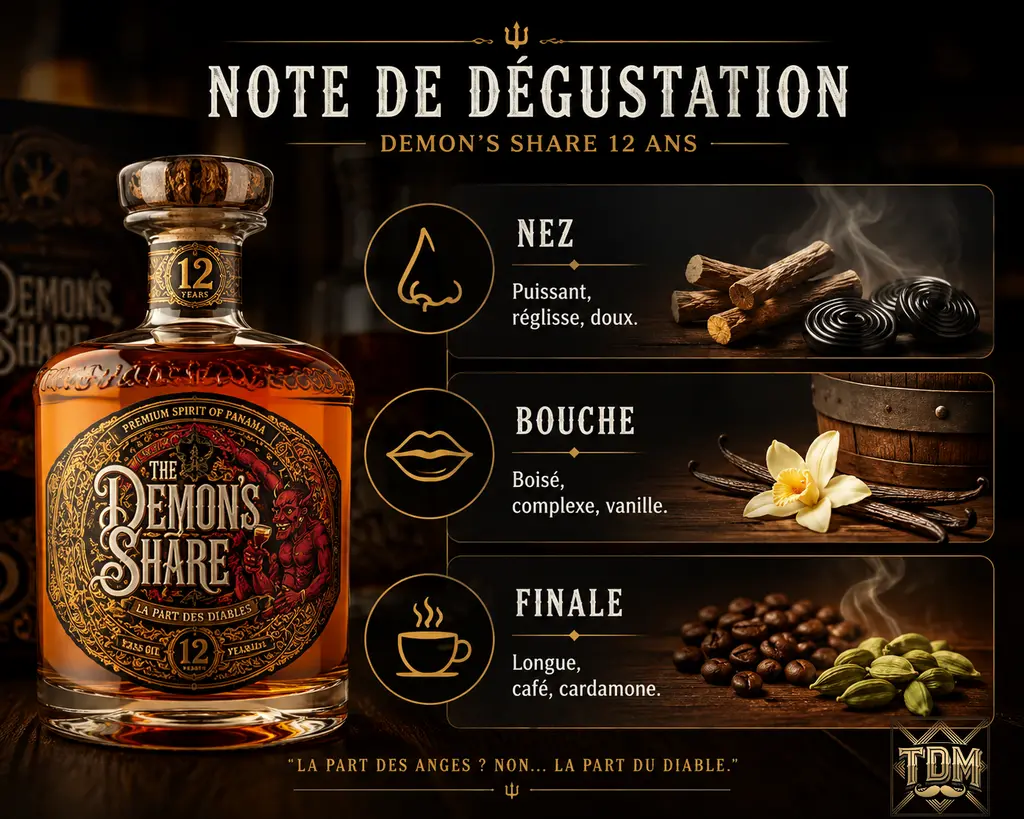 Notes de dégustation Demon's Share