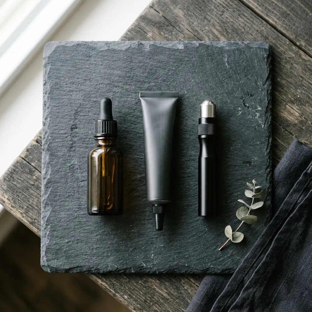 Actifs skincare contour des yeux caféine vitamine C