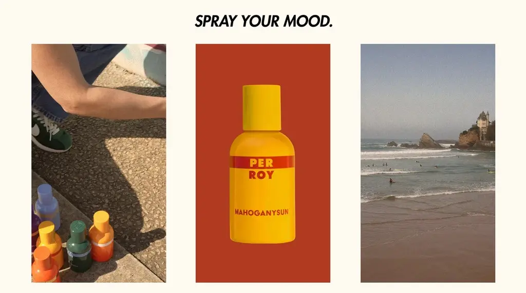 Perroy Parfum le soleil californien en flacon