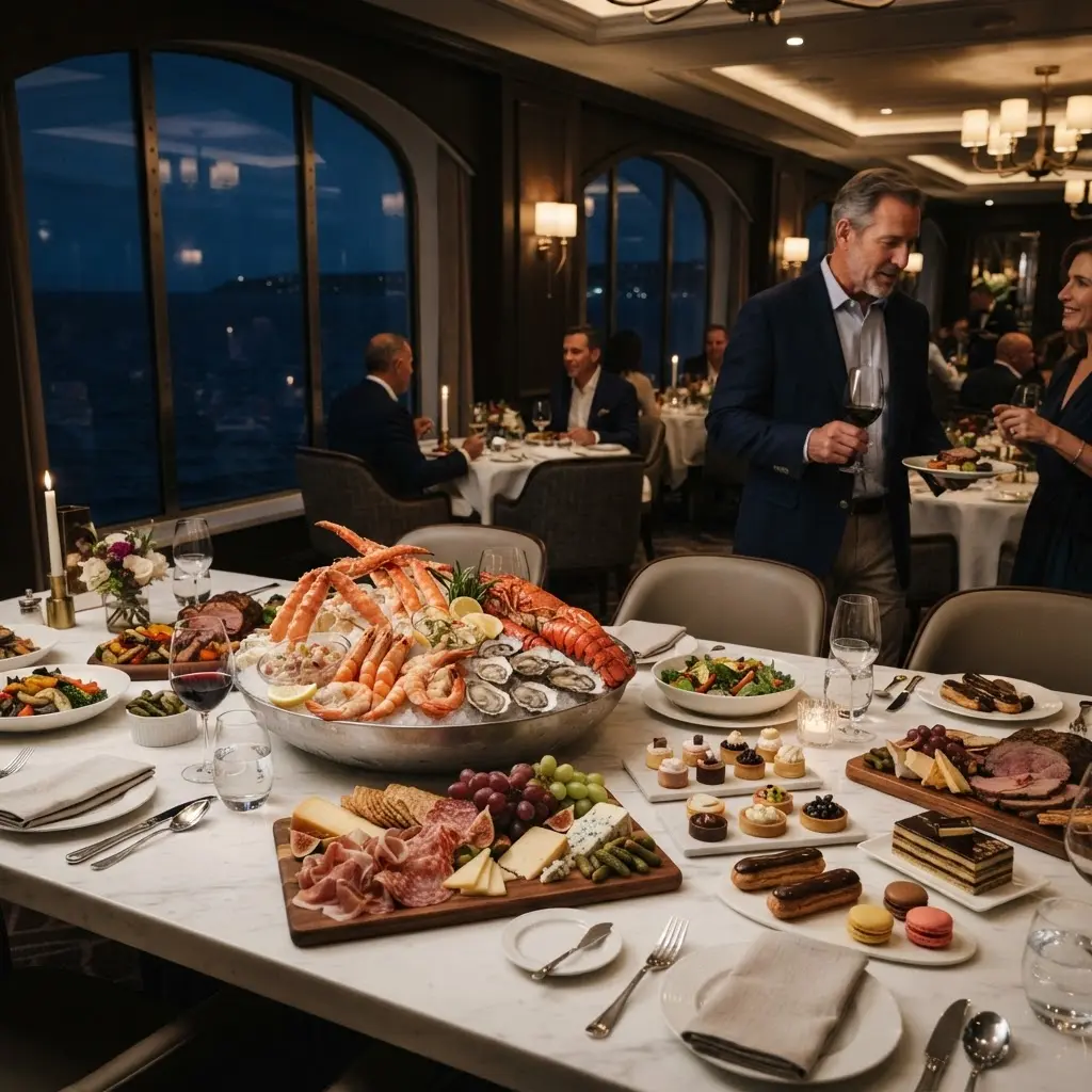 Certaines formules proposent aussi des plats supplémentaires durant les buffets.