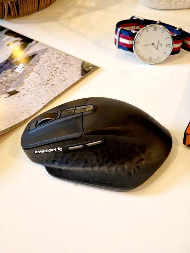 Souris CHERRY STREAM MOUSE ULTIMATE vue de près